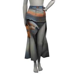 USAesthetics Downtown Girl Maxi Skirt