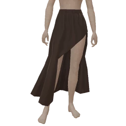 Drop Science Leather And Lace Witchy Skirt