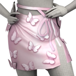 Mahiki Gentle Flutter Skirt (Pink)