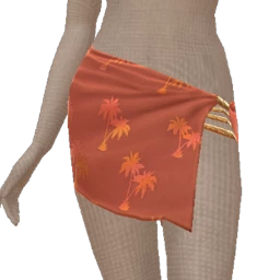 Mahiki Sunset Palm Skirt