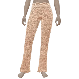 Mahiki Embroidered Pearls Slightly Flared Trousers