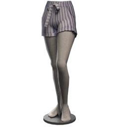 Naked Zebra Kyndall Striped Shorts