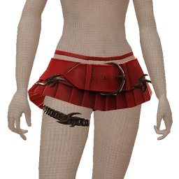 Delirious Scarlet Charm Mini Skirt