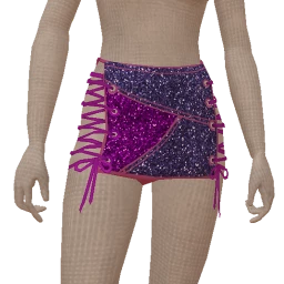 Nova Purple Glitter Skirt