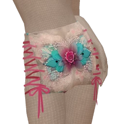 Cloud Nine White Floral Bandana Print Skirt