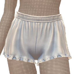 Palermo Baby Blue Satin Shorts