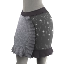 Prevail Starburst Skirt (Silver)