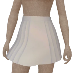 Prevail Baby Blue Pleated Skirt