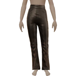 Prevail Classic Black Leather Trousers 