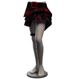 Layered Ruffle Skirt - Tartan