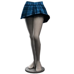 Ayuri's Tartan Skirt - Blue