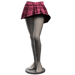 Ayuri's Tartan Skirt - Pink