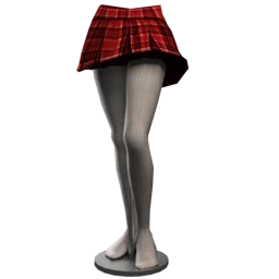Ayuri's Tartan Skirt - Red