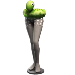 Nessie Pool Float with Shorts