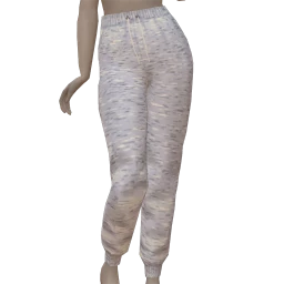 They Cozy Up Sweatpants (White)