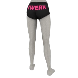 Front Row Twerk Booty Shorts - Pink