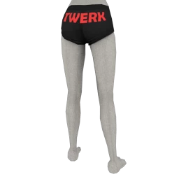 Front Row Twerk Booty Shorts - Red