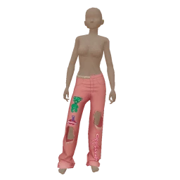 USAesthetics Pink Is A Mood Jeans