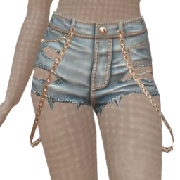 USAesthetics Raw Hem Rebel Shorts