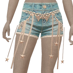 USAesthetics Falling Diamond Stars Shorts