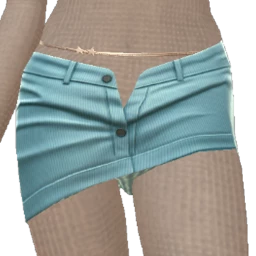 USAesthetics Mini Blue Asymmetric Skirt