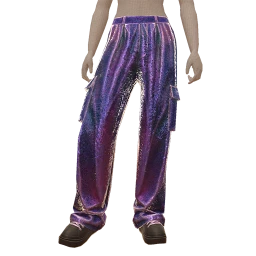 USAesthetics Baggy Iridescent Northern Lights Pants