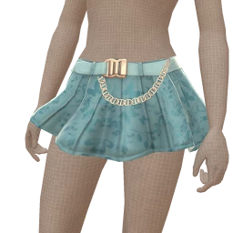 USAesthetics Celestial Waves Mini Skirt