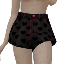 USAesthetics Summer Craze Hearts Shorts