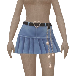 Yume Misplaced Heart Skirt