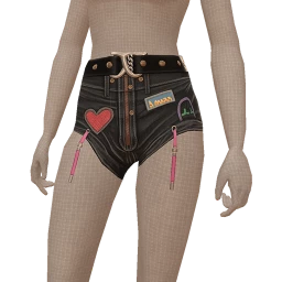 Yume Y2K Patches Shorts