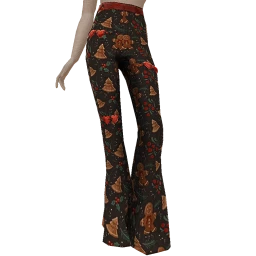 Cosmos Gingerbread Flare Trousers