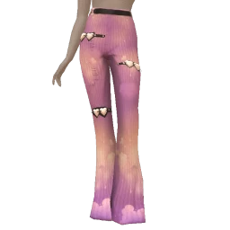 Yume Halloween Themed Purple Trousers