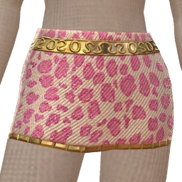Yume Pink Leopard Cyber Mini Skirt