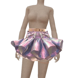 Yume Mystical Metallic Purple Skirt