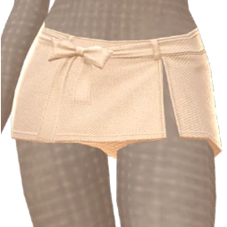 Yume Prep Cream Denim Skirt