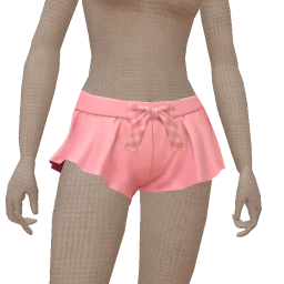 Yume Pink Bow Frilled Shorts