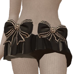 Yume Bows And Rhinestones Mini Skirt