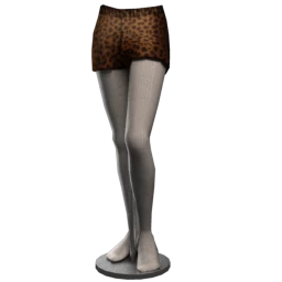 Yume Faux Fur Leopard Shorts