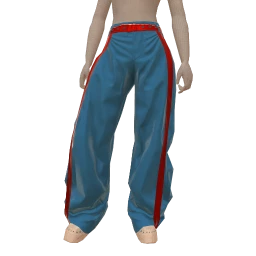 Drop Science Blue And Red Baggy Pants