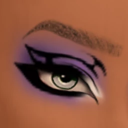 Flawless Deep Purple Eyeshadow