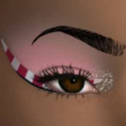 Flawless Candy Cane Eyeliner