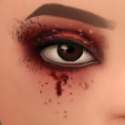 Flawless Bloody Splatter Eye Shadow