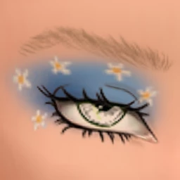 Flawless Spring Blue Daisy Eyeshadow