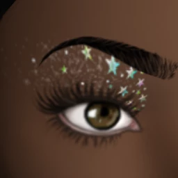 Flawless Space Age Shimmer Make Up