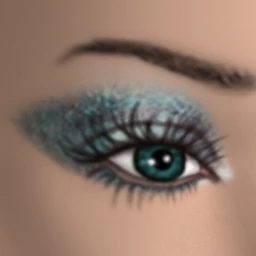 Flawless Sparkling Silver Eyeshadow