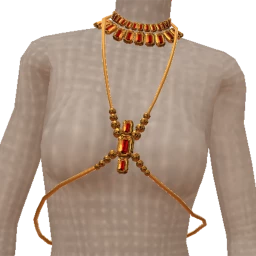 Bijouterie Gold Diamond Body Chain With Choker