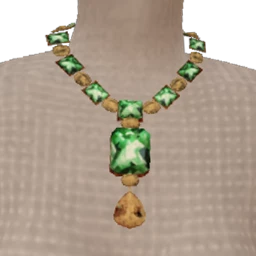 Bijouterie Emerald Green Crystal Necklace