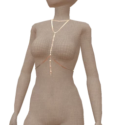 Bijouterie Luxury Silver Body Chain
