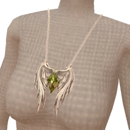 Bijouterie Silver August Peridot Necklace