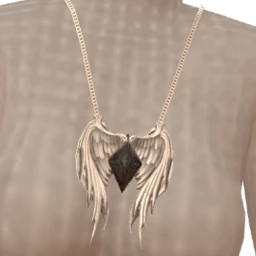 Bijouterie Silver October Black Crystal Necklace